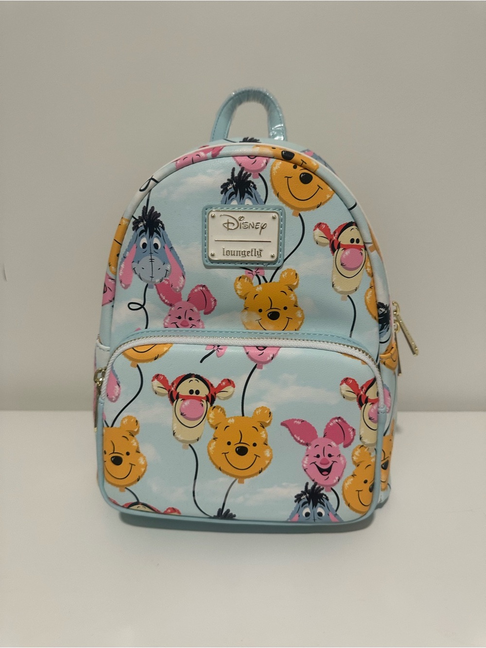 Disney x Loungefly Blue Winnie the Pooh Balloon Mini Backpack